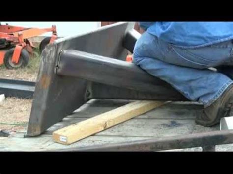 how to build a boom pole for skid steer|homemade skid steer boom pole.